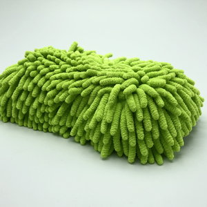 Detailmate-Microfiber spons-Tweezijdige werking-met handige strap-on