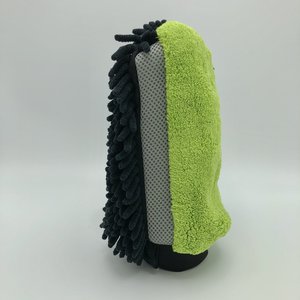 Detailmate-Wash-Mitt met drie werkzame zijdes