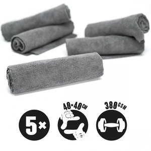 Nuke Guys 5 x Nuke Guys microfiber multifunctionele poetsdoekjes 40x40 cm 380 gr/m2 Nuke Guys 5 x Nuke Guys microfiber multifunctionele poetsdoekjes 40x40 cm 380 gr/m2