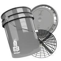 Magic Bucket 5 Gal 19 ltr wasemmer met grit en deksel! Geschikt voor alle grit guard accessoires