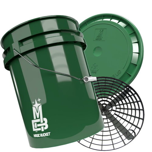 Magic Bucket Magic Bucket 5 Gal 19 ltr wasemmer met grit en deksel! Geschikt voor alle grit guard accessoires