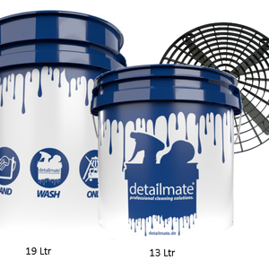 Detailmate Wasemmer set 5 en 3,5 gallon (19 en 13 Ltr) 90 mil uitvoering voor extra sterkte van Detailmate nu samen met gritguard grit.