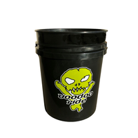Was emmer 5 Gallon VooDoo Ride, Zwart. Geschikt voor alle Grit Guard accessoires!