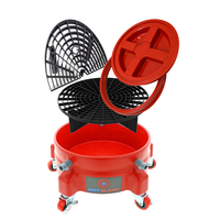 Grit Guard Trolly set bestaande uit; Grit Guard Trolly, Grit Guard Grit, Grit Guard Washboard, GammaSeal