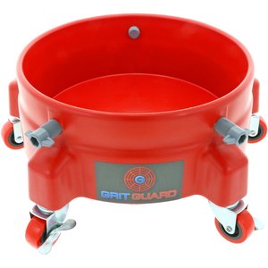 Grit Guard Grit Guard Red 5 Caster Bucket Dolly