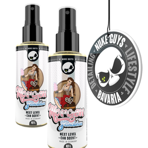 Nuke Guys 2 x Nuke Guys Car Scent Morgenstond 100 ml nu met geurhanger!