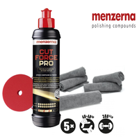 Menzerna Cut Force Pro Auto Polijstpasta SET voor alle soorten verf, 250 ml, all-in-one autopolijstmiddel om krassen te verwijderen, professionele One Step polijstpasta voor alle soorten lak.
