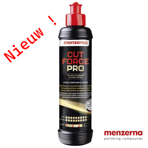 Menzerna Menzerna Cut Force Pro Auto Polijstpasta voor alle soorten verf, 250 ml, all-in-one autopolijstmiddel om krassen te verwijderen, professionele One Step polijstpasta voor alle soorten lak.