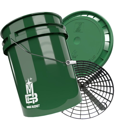 Magic Bucket Recycle Emmer met vuilrooster en deksel 20 ltr. Goed voor 24 blikjes