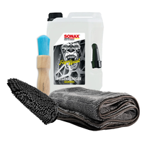 Sonax Velgenreiniger set bestaande uit; 5 ltr Velgen Beast, Speciale kwast, Droogdoek 50x80 1000 gsm, WashMitt
