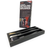 Set van 3 Hoogwaardige Detailing kwasten.