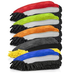 Nuke Guys Detailmate-Wash-Mitt met drie werkzame zijdes Nuke Guys Detailmate-Wash-Mitt met drie werkzame zijdes