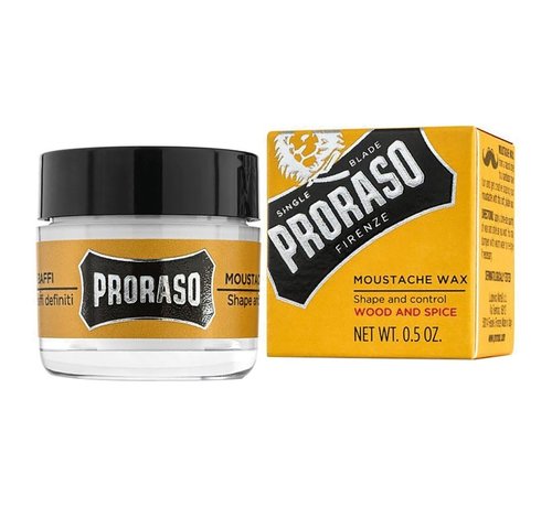 Proraso Moustache Wax Wood and Spice 15ml