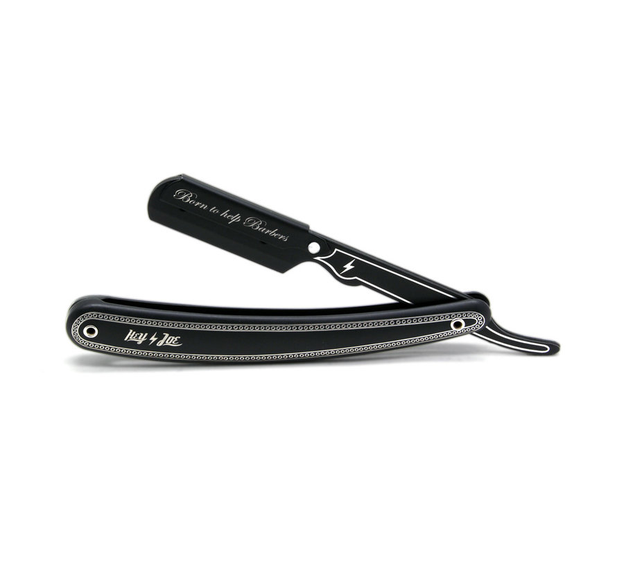 Premium Styling Razor Black Carbon + Euromax Single Blades