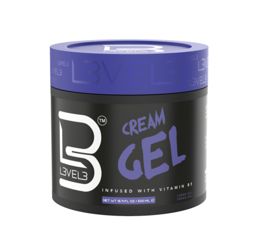 LEVEL3 Cream Gel - Glanzende Haar gel 500ml