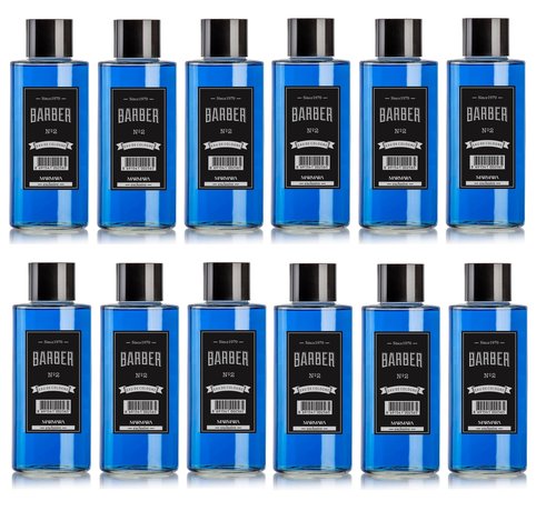 MARMARA BARBER Cologne NO2 Blauw 250ml Glass Bottle -BOX 12 STUKS