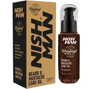 Nish Man Beard and Moustache Care Oil 75ml