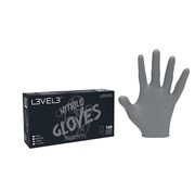 LEVEL3 Nitrile Gloves Silver