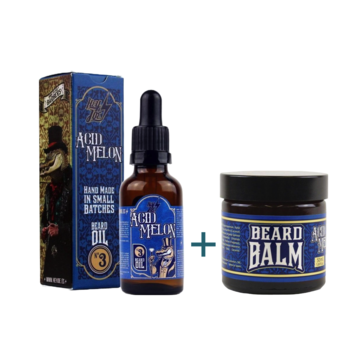 HEY JOE! Duopack  Beard Oil + Beard Balm nr3 Acid Melon
