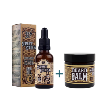 HEY JOE! Duopack  Beard Oil + Beard Balm nr5 Sweet Chufa