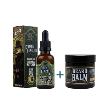 HEY JOE! Duopack  Beard Oil + Beard Balm nr6 Citric Forest