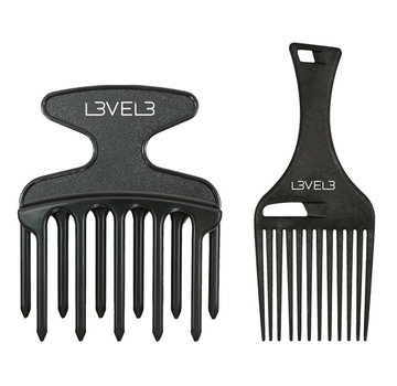 LEVEL3 - 2 Stuks Hair Pick Comb Set