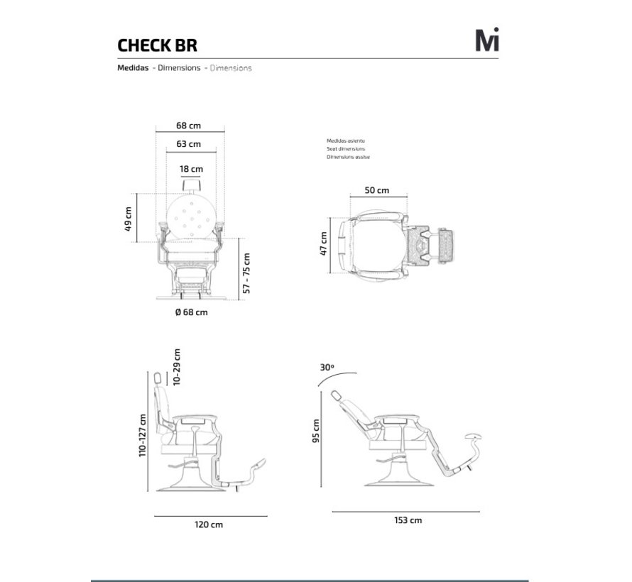 Barberchair CHECK BR