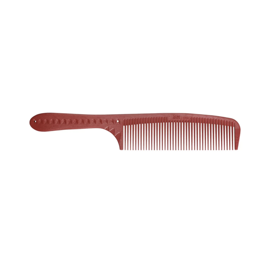 Barbering comb 7,6" Tondeusekam Rood