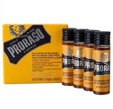 Proraso Hot Oil Beard Treatment 4x17ml