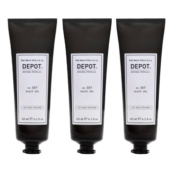 DEPOT No. 307 Black Gel 125ml - 3 STUKS