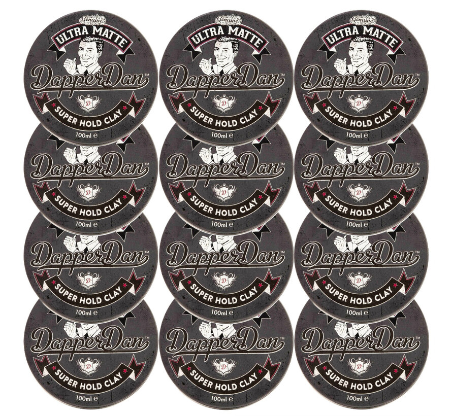 Ultra Matte Super Hold Clay 100ml - 12 STUKS