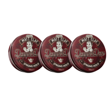 Dapper Dan Matt Clay 100ml - 3 STUKS