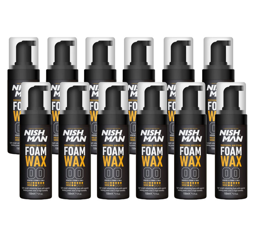 Foam Wax 150ml - 12 STUKS