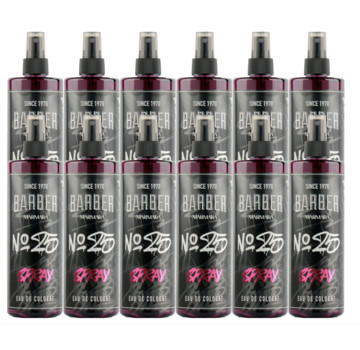 MARMARA BARBER GRAFFITI Series Spray Cologne 400ml no 25  - 12 STUKS
