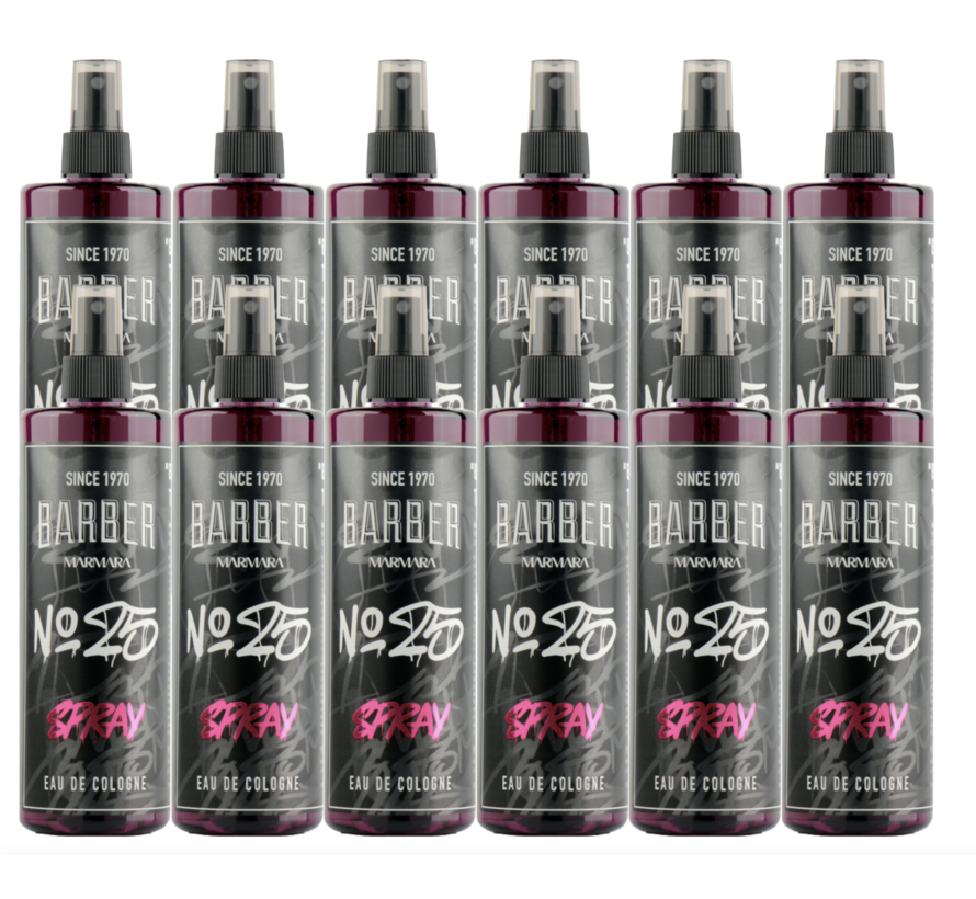 GRAFFITI Series Spray Cologne 400ml no 25  - 12 STUKS