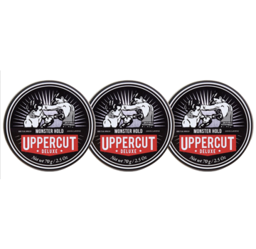 UPPERCUT DELUXE Monster Hold Pomade 70g - 3 STUKS