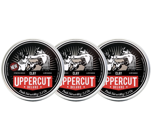 UPPERCUT DELUXE Clay 60 Gr. - 3 STUKS