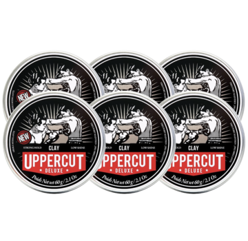 UPPERCUT DELUXE Clay 60 Gr. - 6 STUKS