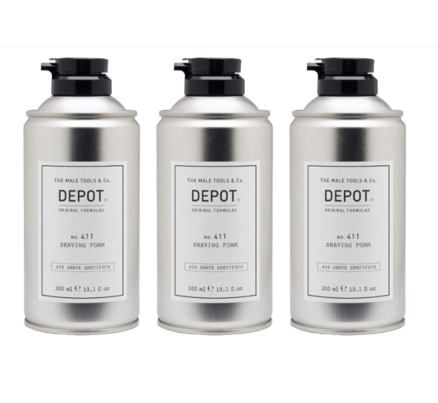 N0.411 Shaving Foam 300ml - 3 STUKS