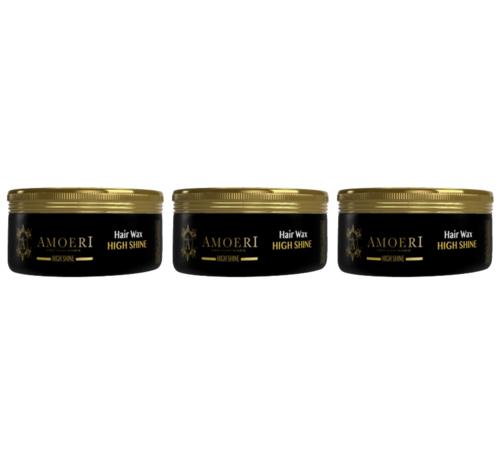 Amoeri Hair Wax High Shine  - 3 Stuks