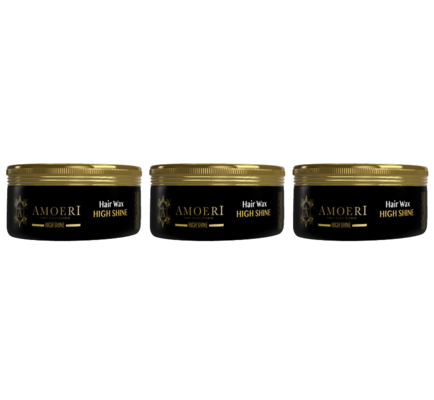 Hair Wax High Shine  - 3 Stuks