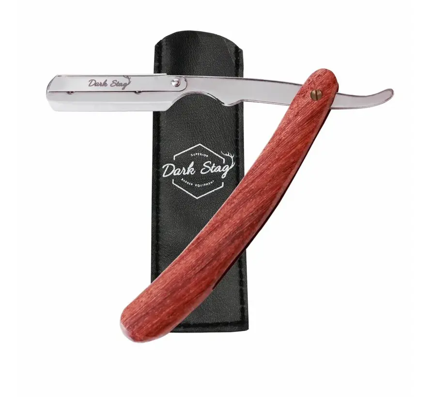 Wooden Handle Straight Razor