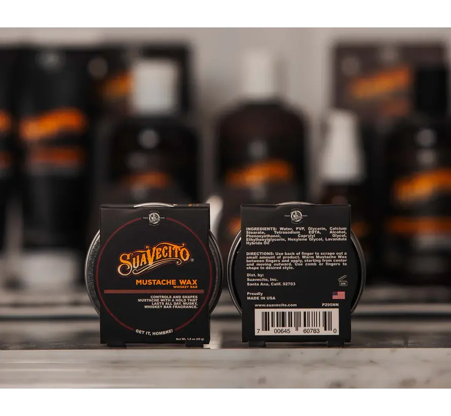 Mustache Wax Whiskey Bar 42gr.