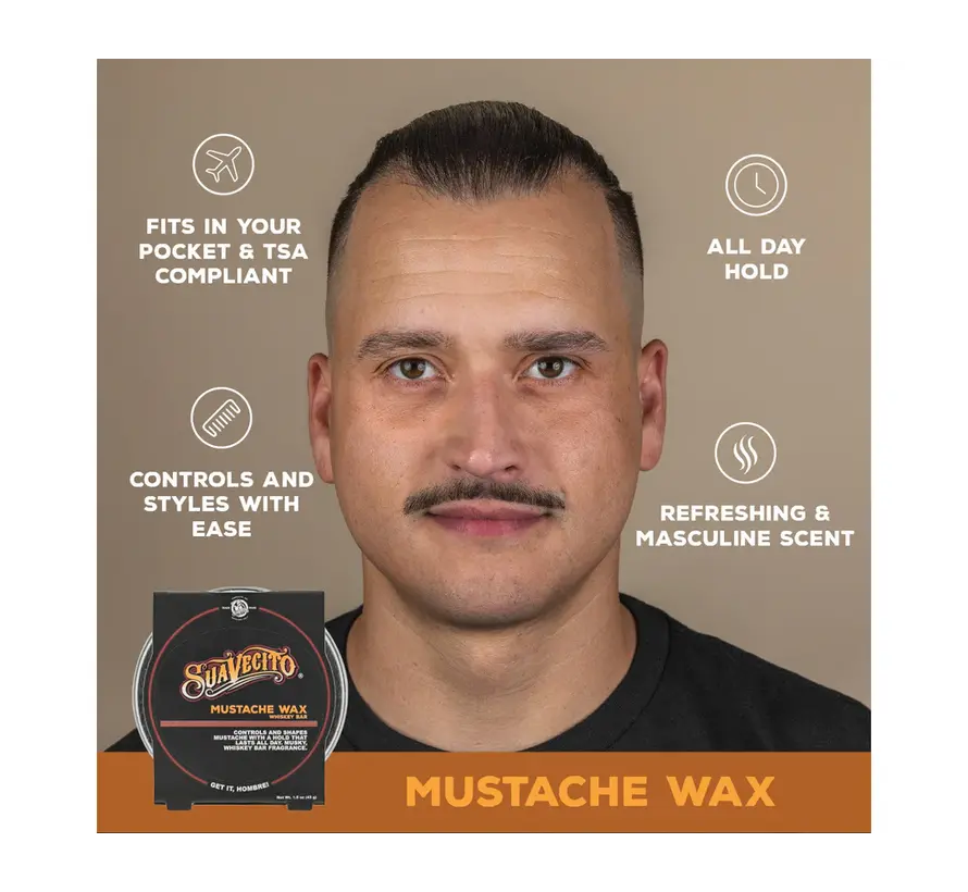 Mustache Wax Whiskey Bar 42gr.