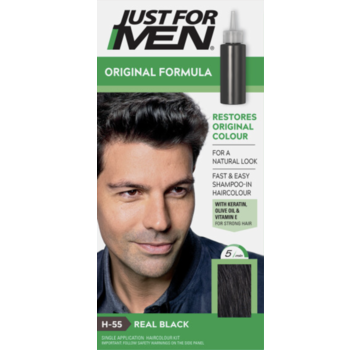 Just For Men Original Formula Haarkleuring  H-55 - REAL BLACK