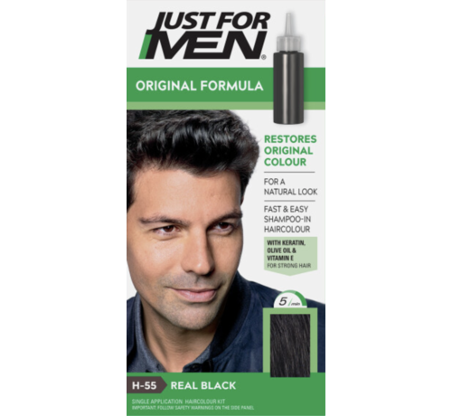 Just For Men Original Formula Haarkleuring  H-55 - REAL BLACK