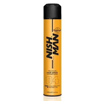 Nish Man Nish Man Hair Spray 04 Extra Strong Hold - 400 ml
