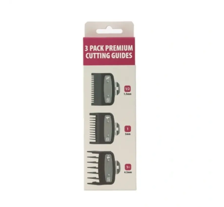 Premium Cutting Guides 3-pack, Geschikt voor Wahl