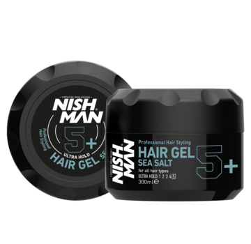 Nish Man Nish Man Hair Gel 5+ Sea Salt 300ml