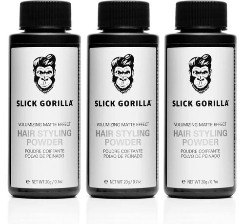 Slick Gorilla Hair Styling Powder 20g - 3 Stuks